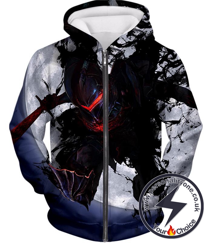 Fate Stay Night Fate Berserker Lancelot of the Lake Action Zip Up Hoodie